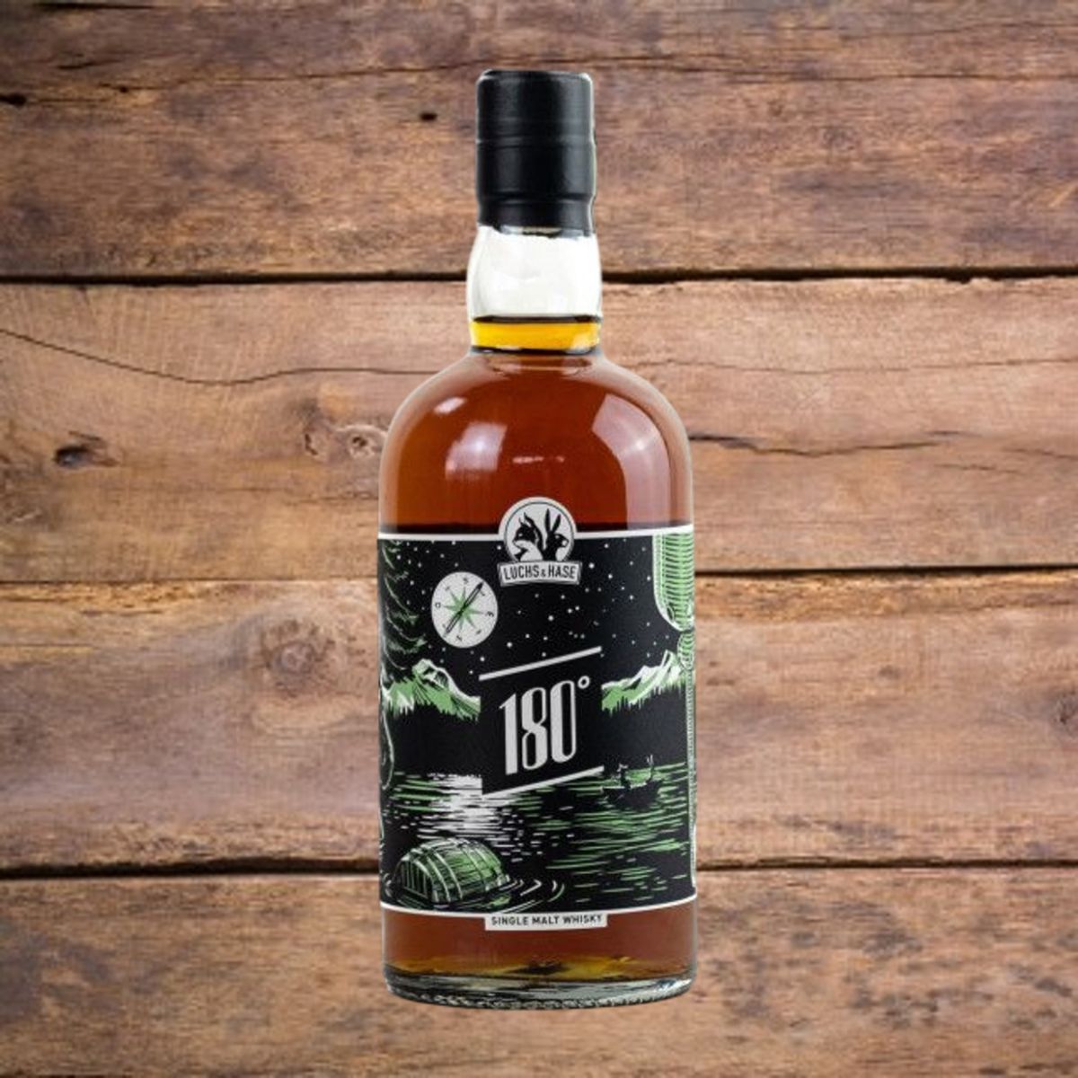 180 Grad Single Malt Whisky Luchs und Hase