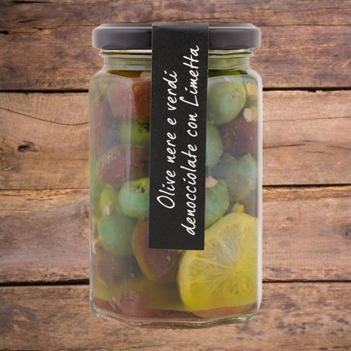 Oliven-Mix mit Limetten